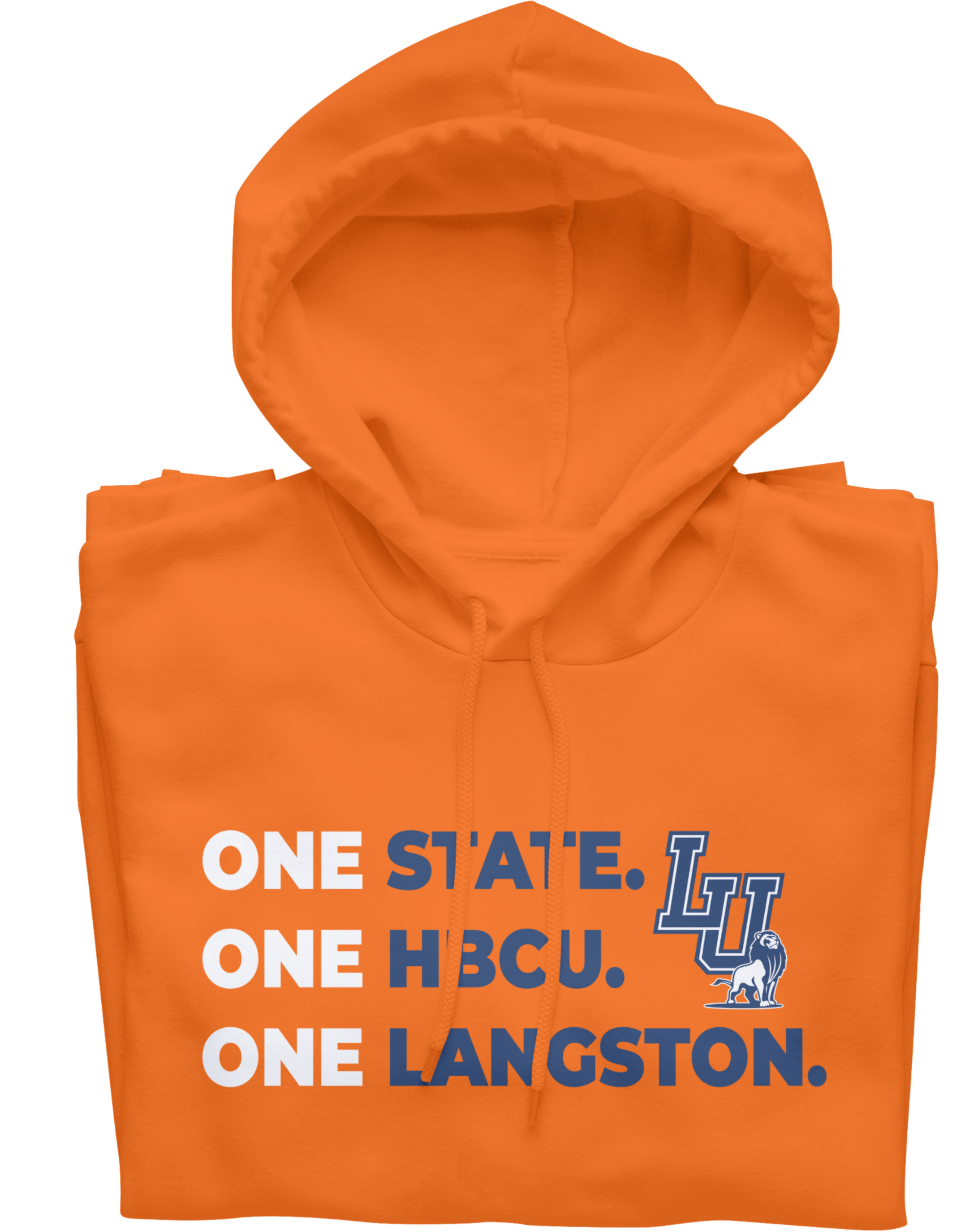 One State, One HBCU, One Langston hoodie alternate