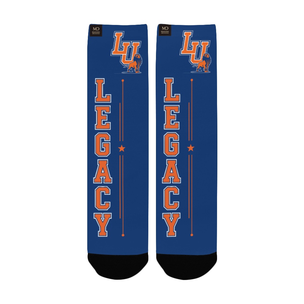 Langston University Legacy Full-Print Crew Socks alternate