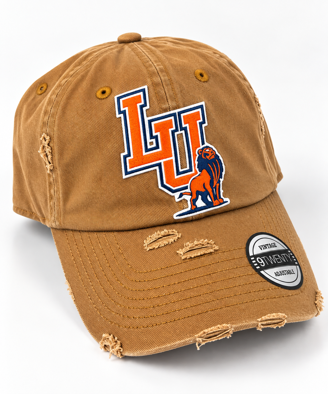 Langston University Distressed Cap Embroidered alternate