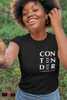 Black CONTENDER Tee
