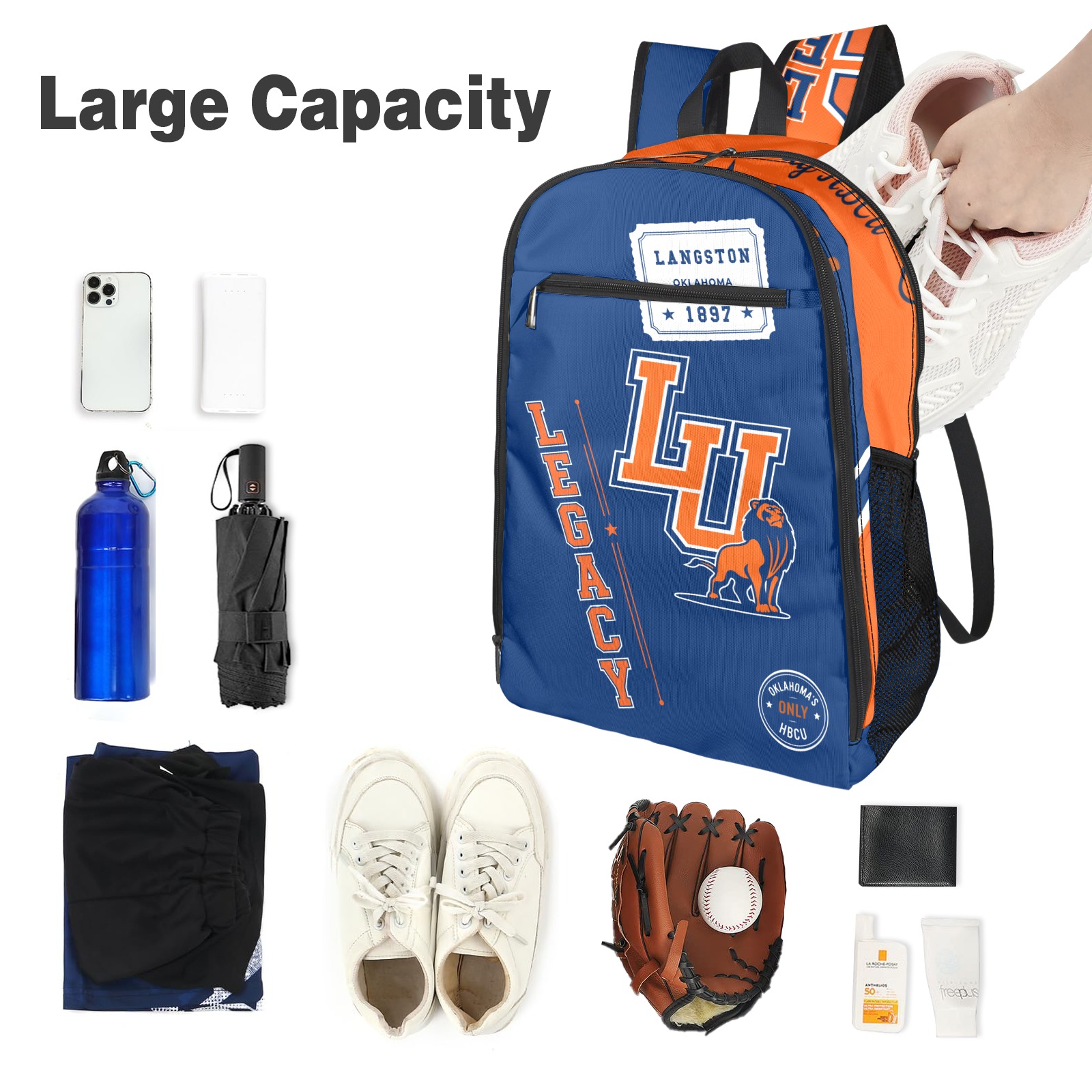 Langston Backpack, blue