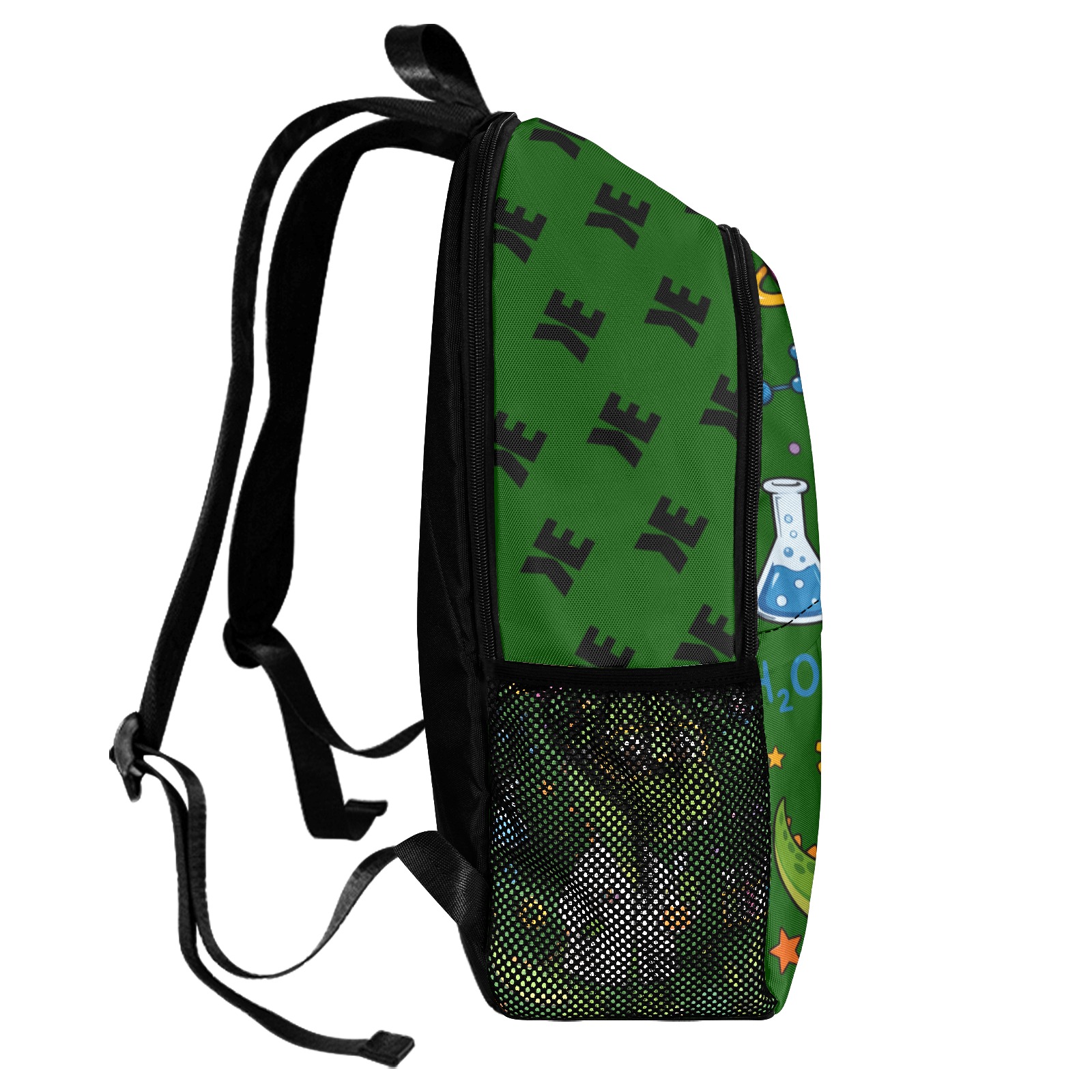 Signature Backpack, Dinosaur STEM, green alternate
