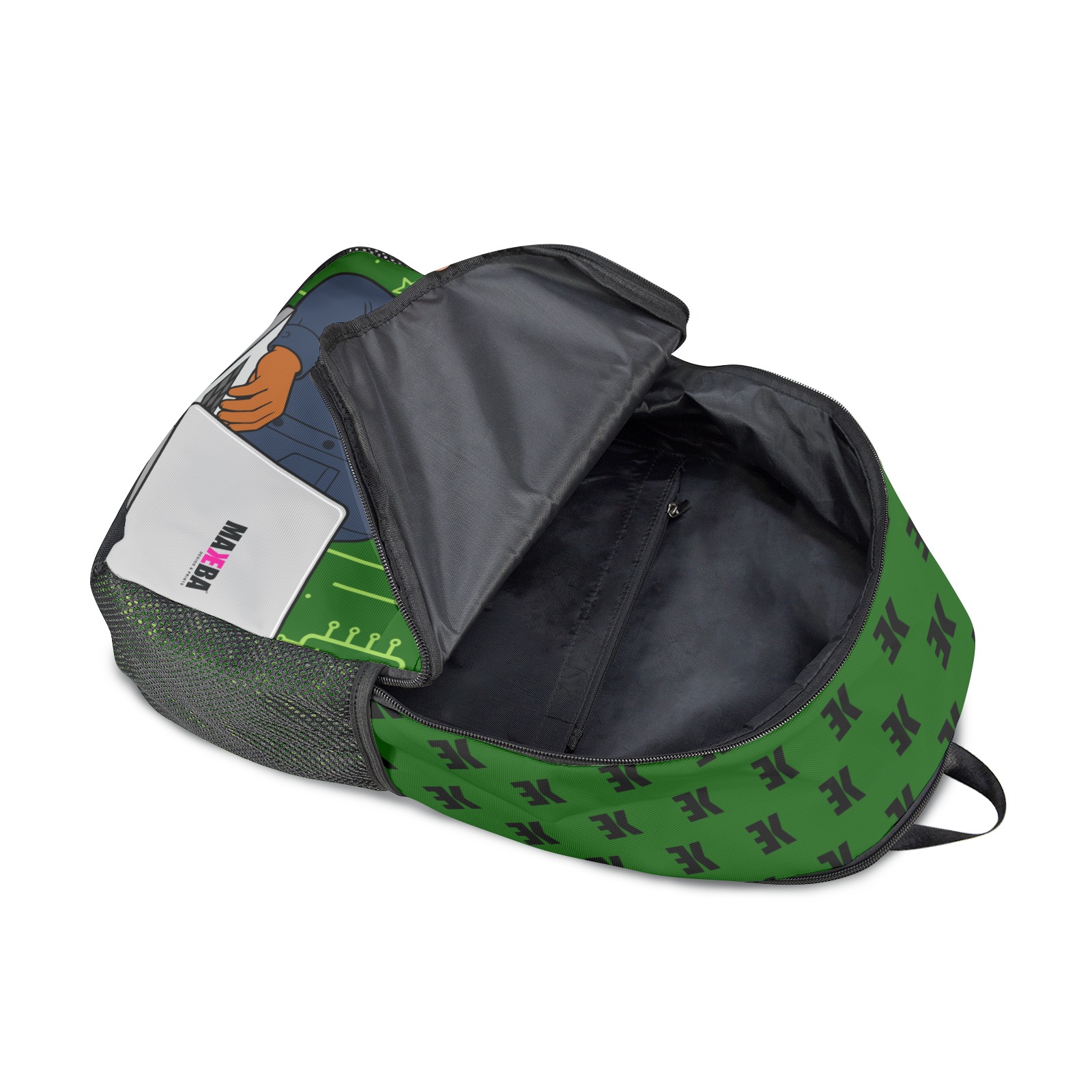 Signature Backpack, Mason, technology, green alternate