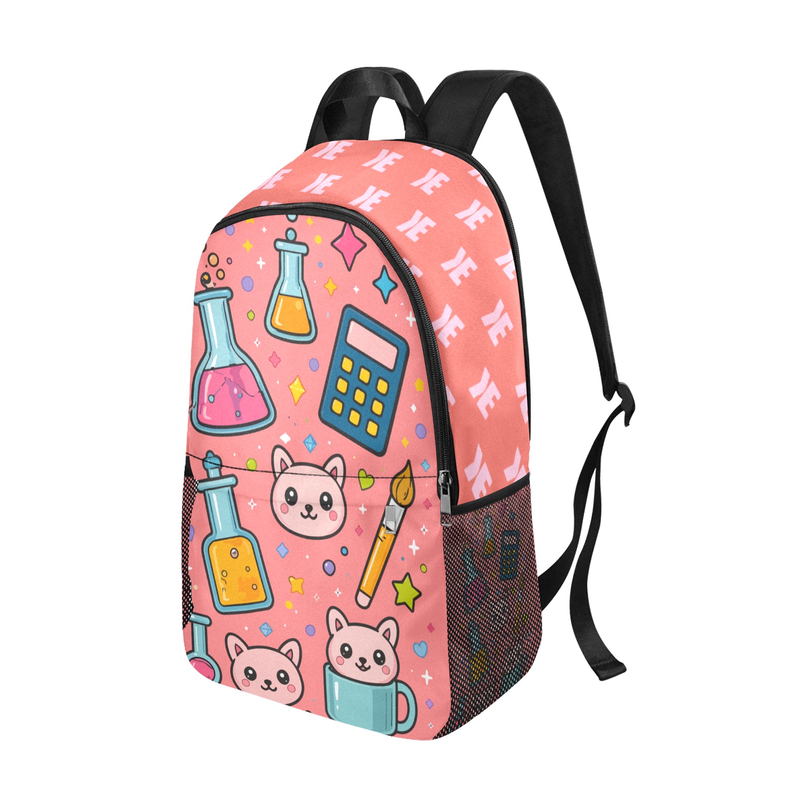 Signature Backpack, STEM Kawaii, dark peach