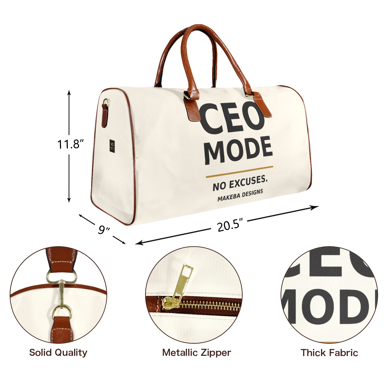 Signature Travel bag, CEO Mode, off-white