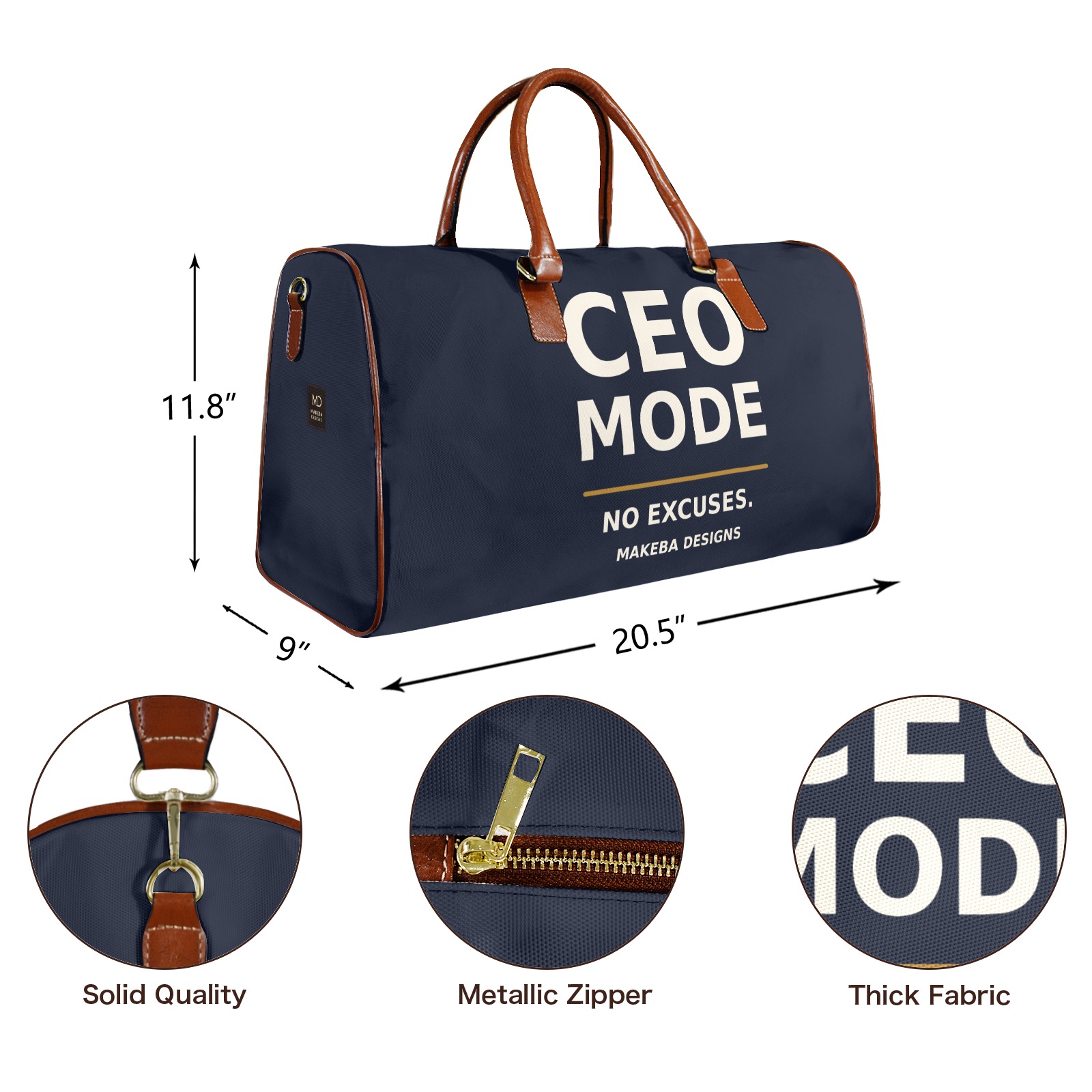 Signature Travel bag, CEO Mode, navy blue