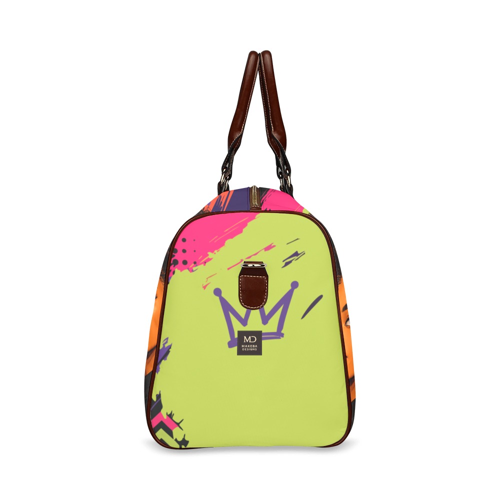 Signature Travel bag, Summer, purple graffiti